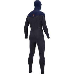 2020 Prolimit Mens Mercury 6/4mm Hooded TR Free-X Zip Wetsuit 14000 - Black /Blue